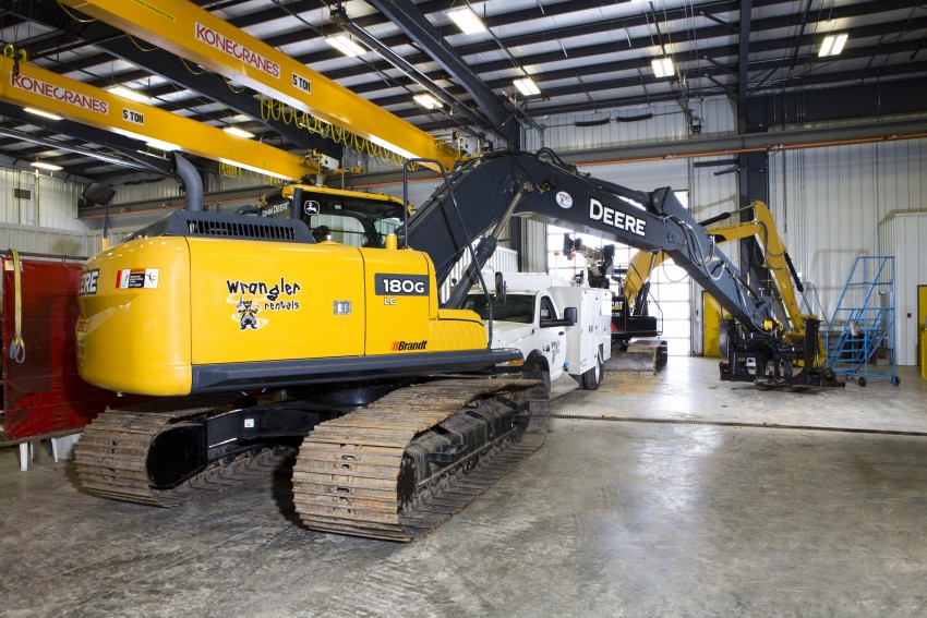 Track Hoe Rental Alberta Wrangler Rentals